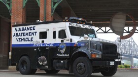 The St. Louis Police Department will soon have at its disposal an "Armadillo." Like the one from the Peoria police department pictured here, the St. Louis Armadillo will be bullet-proof, graffiti-proof and outfitted with 360-degree surveillance.
