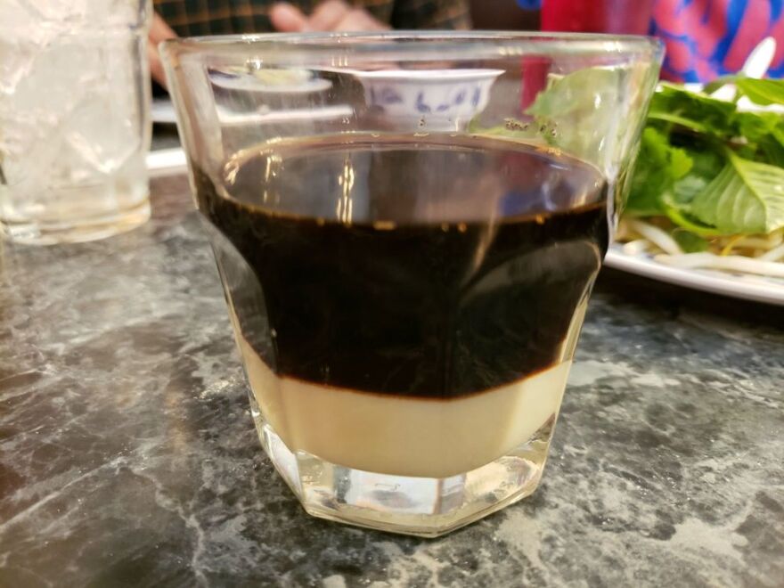 A coffee from Vietnam Cafe