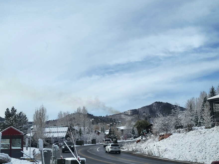 Crews with Alpine Forestry conduct prescribed burns in Pinebrook in early Nov. 2024.