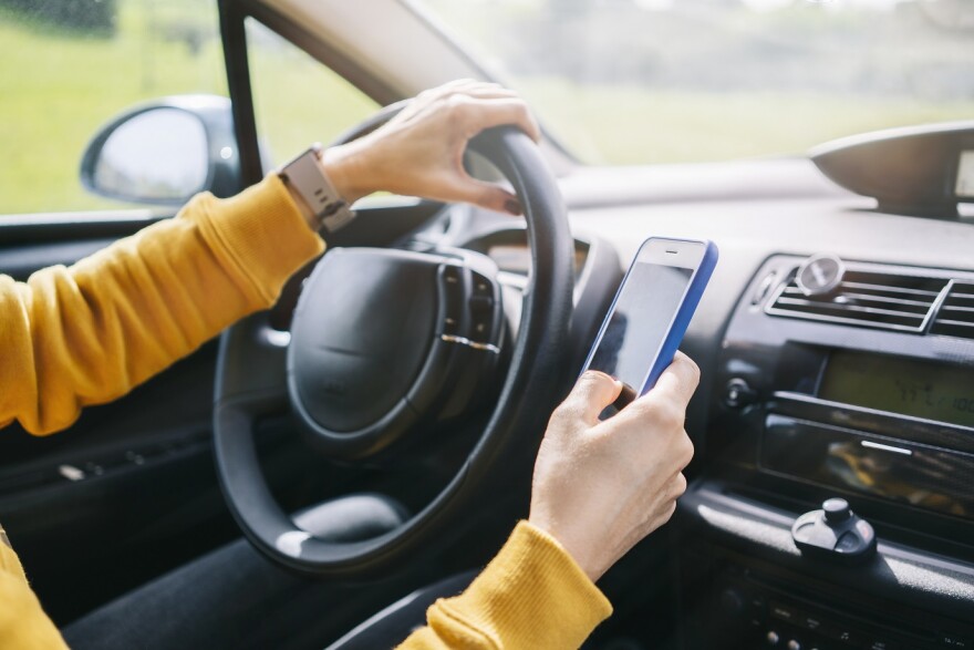 Georgia is among 25 states that prohibit drivers from holding a cell phone or similar device.