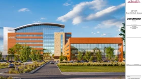 A conceptual rendering of UCHealth’s proposed hospital in Broomfield. UCH and AdventHealth are proposing facilities just across the street from each other.