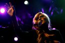 US singer and songwriter Melody Gardot performs on the stage of the Stravinski hall during the 42nd Montreux Jazz Festival in Montreux, Switzerland, late Sunday, July 6, 2008. The Montreux Jazz Festival runs from July 4 to July 19. (AP Photo/KEYSTONE/Jean-Christophe Bott)