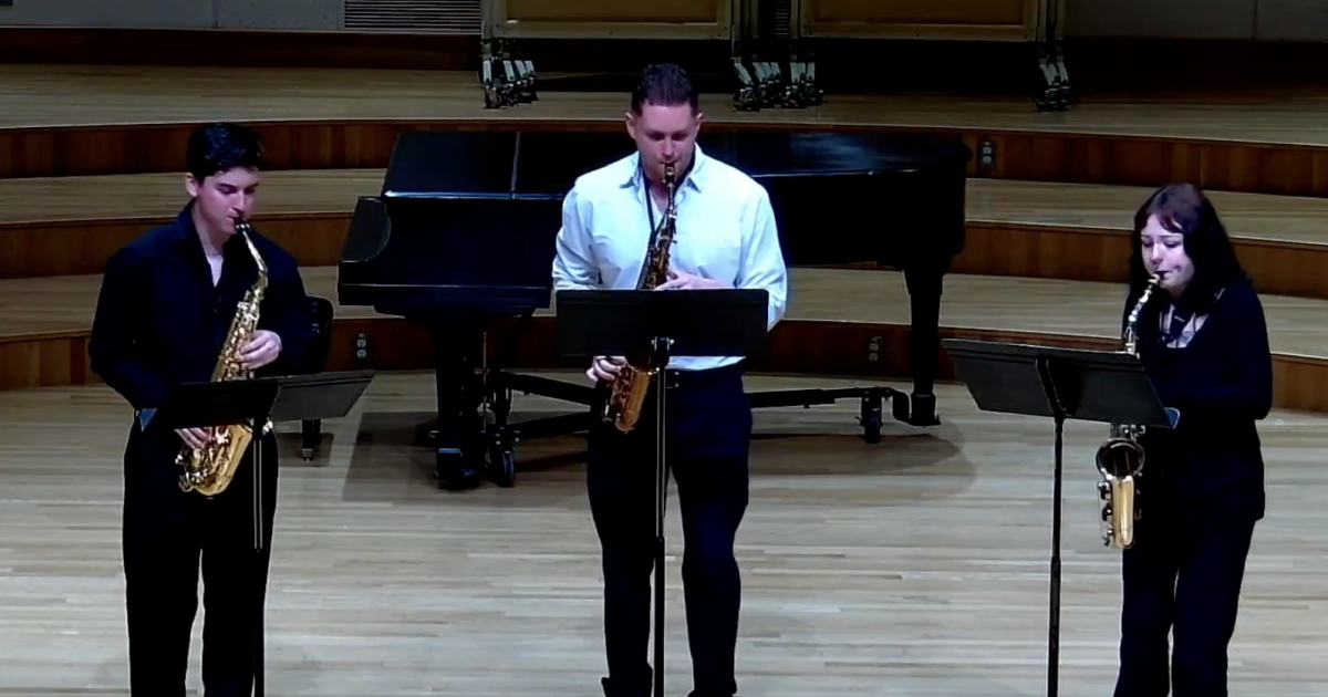 Sax Local Local Alto Sax Trio Spotlighted on KHSU, Campus Recital Recorded ...