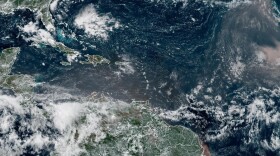 Atlantic basin satellite image from August 6, 2026.