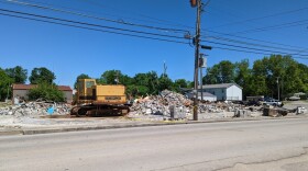 The lot where a closed drug store once stood is being converted into the new headquarters of the Pembroke Fire Department.
