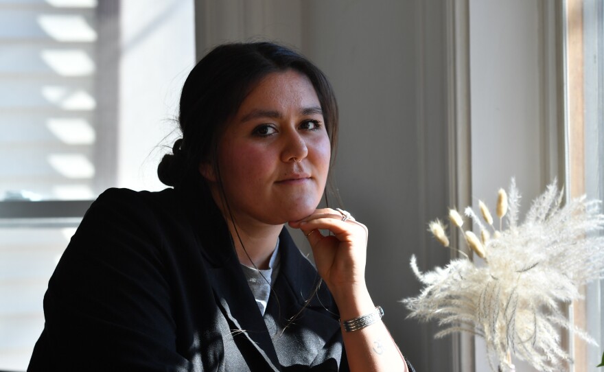 Lakota Maglioli is owner of Old Man John’s Coffee and Honey House. The cafe is the first woman indigenous owned business in NEPA.