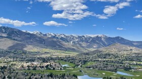 Looking towards Park Meadows at the top of PC Hill.