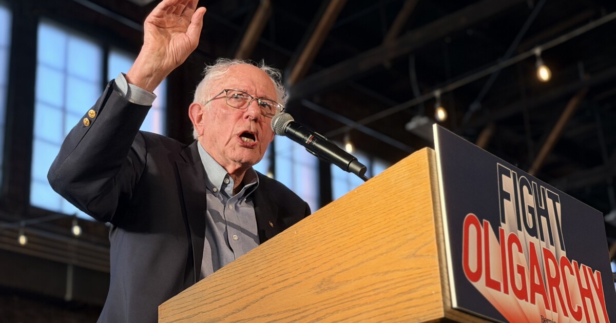 Bernie Sanders energizes Platner, Jackson supporters with anti-war messaging on Memorial Day