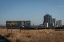 A billboard thanking U.S. Rep. David Valadao, R-Calif., stands near a dairy facility in Pixley, Calif., Friday, Aug. 21, 2026.
