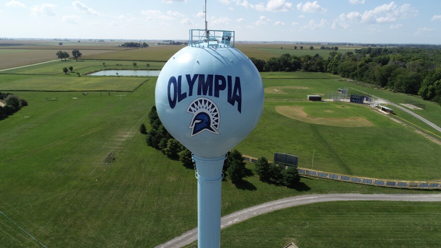 Olympia water tower