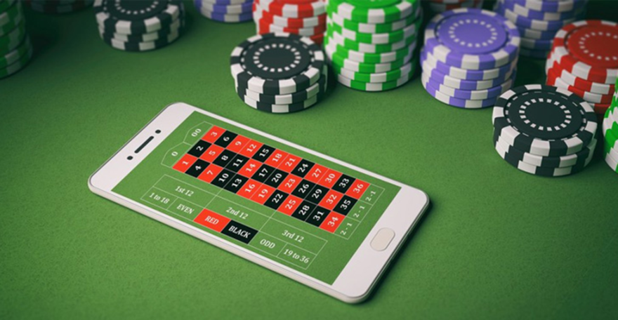 Online gambling.