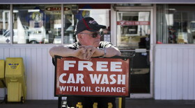 Gene Howell, an employee at Reeder's Auto and Tire in midtown Tulsa, Okla.