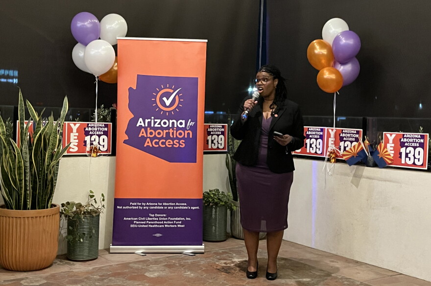 Chris Love, spokesperson for Prop. 139, calls first batch of results a “pending victory “ for the abortion rights measure. The campaign is confident but wants to wait for more results to officially declare victory.