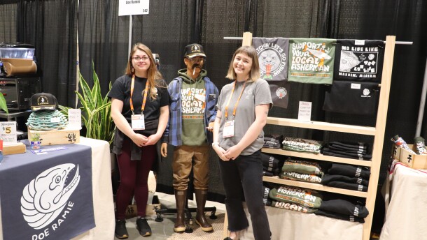 Doe Ramie's booth, 2025 Pacific Marine Expo.