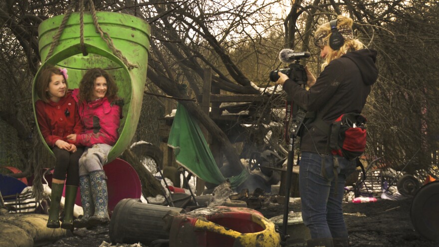 Filmmaker Erin Davis spent three weeks filming at The Land adventure playground in North Wales in 2013.