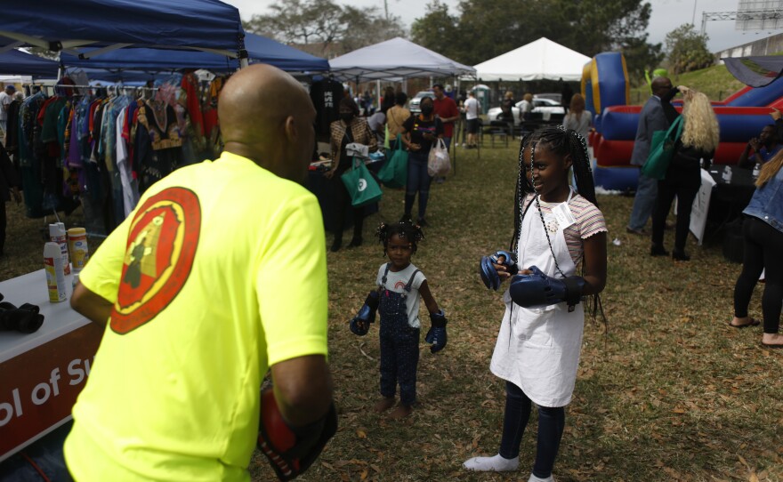 during the 2022 Publix Tampa Bay Collard Festival in St. Petersburg, Florida, on Saturday, February 19, 2022. Photo by Octavio Jones for WUSF