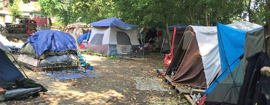 Second Chance Village has offered homeless people a place to stay for the past 18 months. 