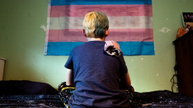 The 9-year-old son of Daniel and Karen Bogard, pictured at his St. Louis County home on Wednesday, March 22, 2023, is one of the transgender Missourians who has been targeted by anti-trans policies, rhetoric, and legislation.