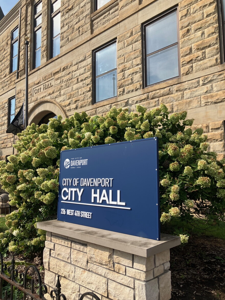 Davenport City Hall is at 226 W. 4th St.