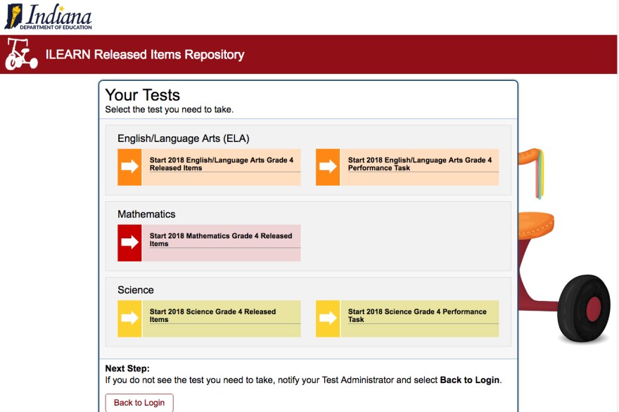 The Indiana Department of Education has released sample questions from the new standardized test, ILEARN.
