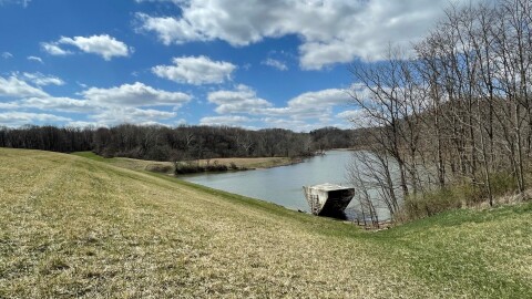 The Rock Mill dam or Structure Nine, is the largest and one of the oldest in the Hunter's Run Conservancy District. Its funding is separate from the $166.5 million in the Infrastructure Investment and Jobs Act that was announced in March.