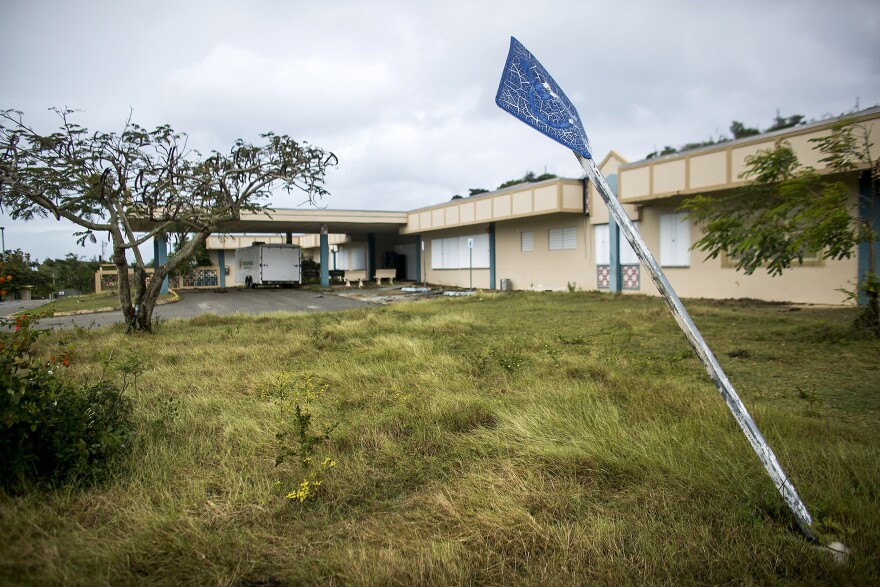 The Family Health Center Susana Centeno on remote Vieques island, part of Puerto Rico, was forced to close after it suffered damage from Hurricane Maria in 2017.