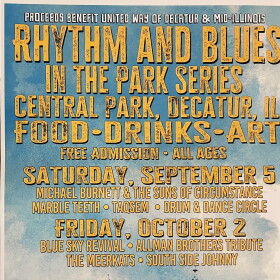 Neill Dresen Booked bands like Los Lobos, Black Flag, Reverend Horton Heat, and The Wailers at Donnie's Homespun, Springfield and Decatur locations. Now he brings Decatur RHYTHM AND BLUES IN THE PARK.