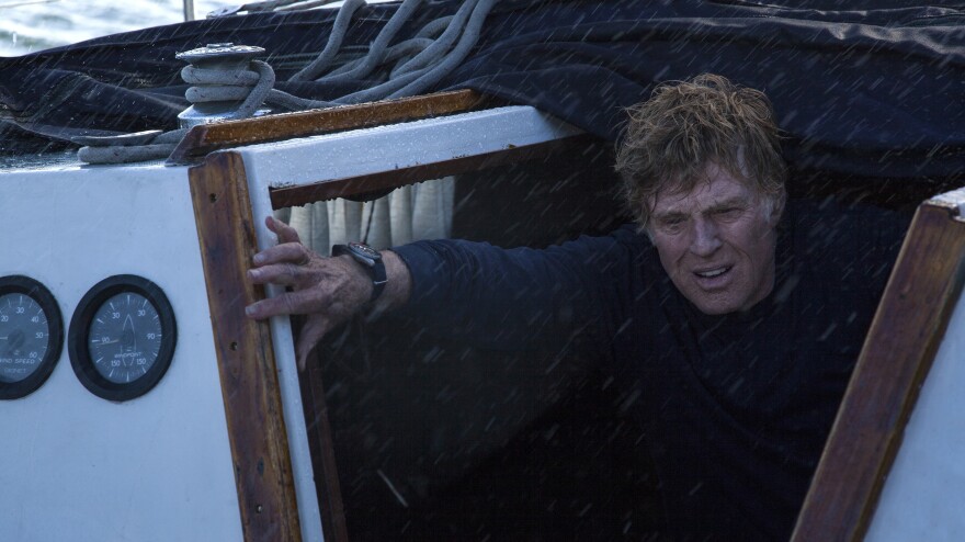 Robert Redford plays the sole character in <em>All Is Lost</em>; a man who is stranded at sea, on a badly damaged boat — and completely on his own.