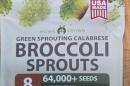 EAK Distribution LLC Recalls HOME GROWN Green Sprouting Calabrese Broccoli Seeds, 8 oz, Heirloom because of possible health risk./