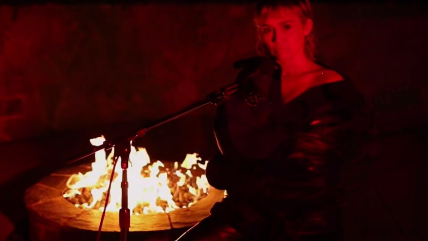 Miley Cyrus performs Pink Floyd's "Wish You Were Here" for Saturday Night Live at Home.