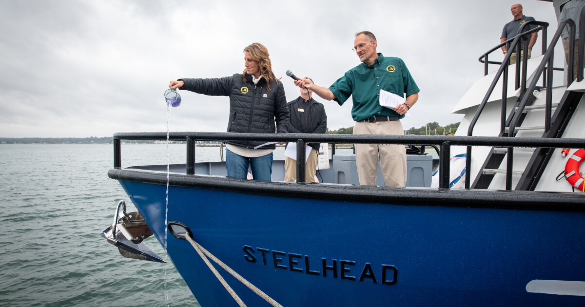 DNR commissions new Lake Michigan research vessel
