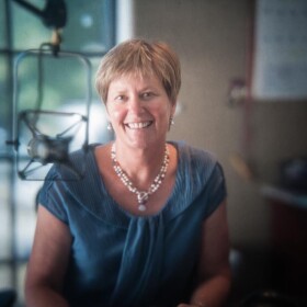 Leslie Thancher In KPCW's Studio
