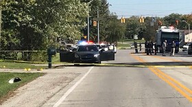 IMPD's Critical Incident Response Team investigates an officer involved shooting in the 9900 block of East 16th Street.