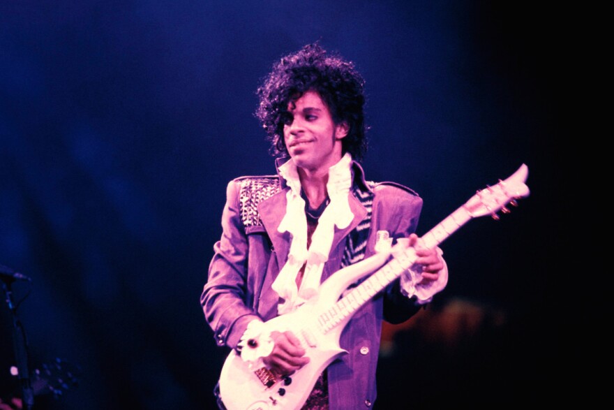 UNITED STATES - SEPTEMBER 13: RITZ CLUB Photo of PRINCE, Prince performing on stage - Purple Rain Tour (Photo by Richard E. Aaron/Redferns)