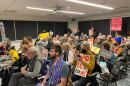 Dozens of people packed the commissioners meeting on Monday, Nov. 17th in Portland to push for the cancellation of the contract