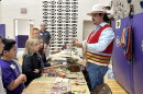 Eastern Shawnee cultural educator Talon Silverhorn joined a dozen other educators that are either citizens of or working for three historic Ohio tribes for Beyond the Battlefield on Oct. 22 at Fort Recovery Elementary/Middle School.