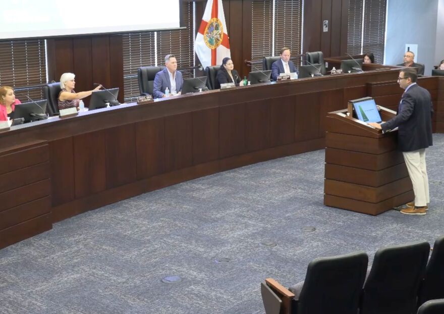 Osceola Schools’ Superintendent Mark Shanoff thanks the board for their approval of the temporary property tax increase.