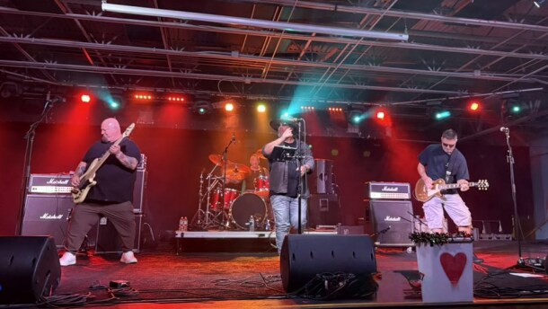 Smack Daddy performs at Riverside Park on St. Patrick's Day.