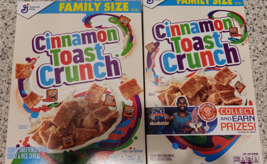 Fitzer's shrunken Cinnamon Toast Crunch