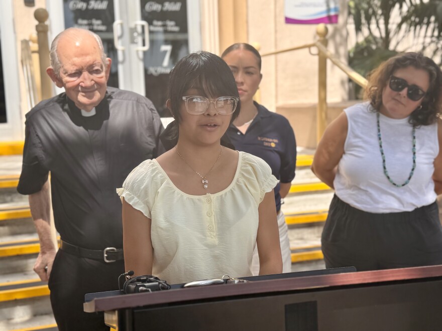 Jessica Perez is the daughter of Olga Perez, the 30-year local resident and Mayan leader and interpreter who was recently deported back to Guatemala