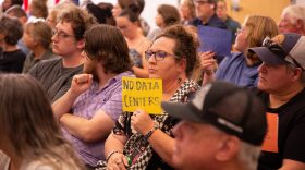 Opponents outnumbered supporters of a proposed shipping, manufacturing and data center hub near the Great Salt Lake’s southern shore during a public hearing held on Monday, July 27 by the Utah Division of Water Quality.