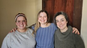 Meg Arvin, Marissa Meehan, and Kristen Tool of the the Berkshire County Commission on the Status of Women.