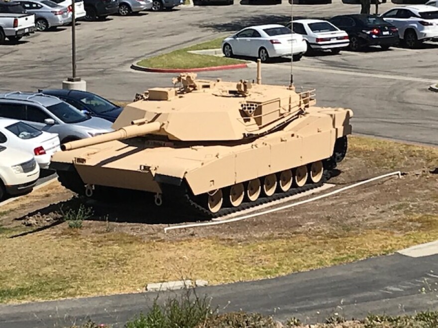 The Reagan Library added an M-1 tank to its outdoor exhibition area during the pandemic.