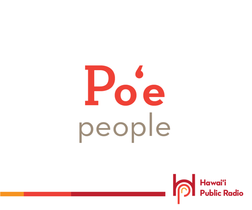 Po'e means people, persons, even an entire population. The Hawaiian people are called ka poʻe Hawaiʻi. Poʻe can also be used as a plural marker when talking about people, as in kaʻu poʻe keiki —my children.⁠

