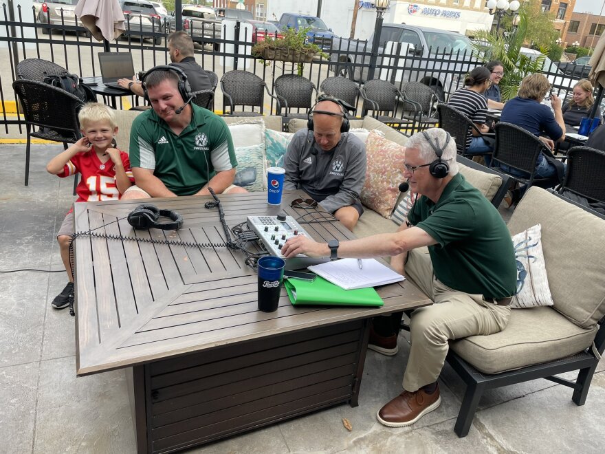 Coach Chad Bostwick joins John Coffey and Coach Rich Wright