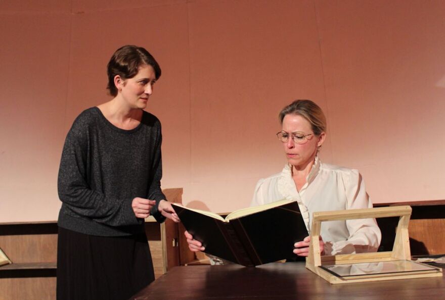 Kaia Rae as Cecilia Payne, roots on Henrietta Leavitt, played by Shelley Sanders
