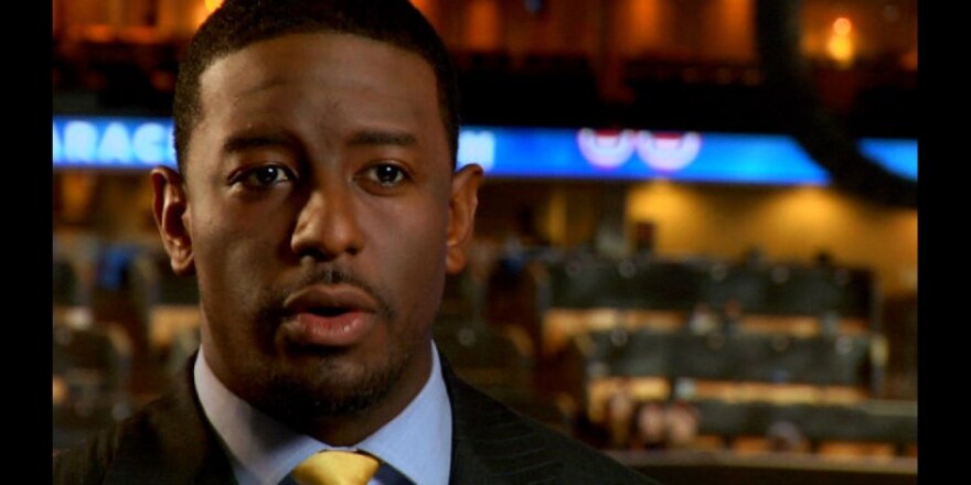 Gillum speaking at the 2016 Democratic National Convention