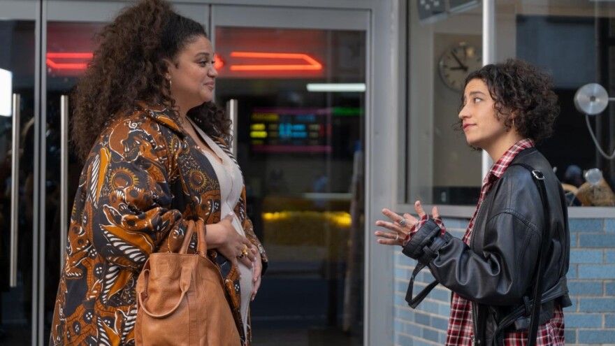 Michelle Buteau (left) and Ilana Glazer in "Babes."