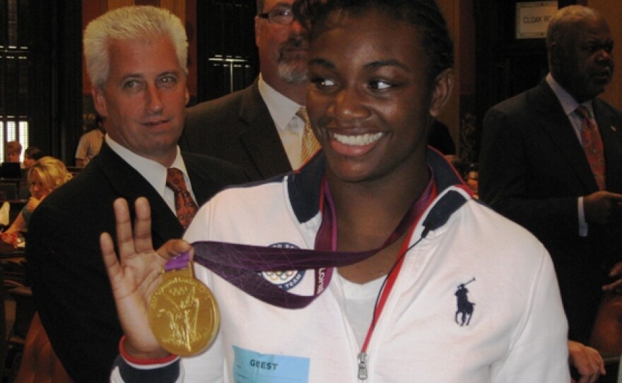 Flint native Claressa Shields: the first women's boxing gold medalist in Olympic history.