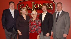 From left to right: Chuck Jones, Sarah Jones, Peggy Billington, Aaron Dail, Lance Allison